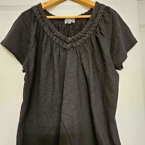 Black JM Collections Top